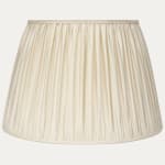 Douppion Ivory Silk Pembroke Lampshade