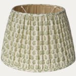 Howe Cypress Linen Dill Handsewn Gathered Lampshade