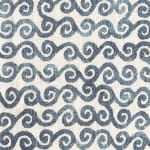 Cloud Scroll Positive Indigo