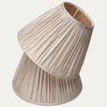 Classic Eggshell Plain Silk Lampshades for Wall Lights