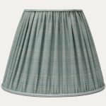 Guy Goodfellow Roussillon Aqua Hand-Sewn Lampshade with Silk Lining