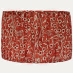 Clarence House Cannanore Coral Handsewn Pendant Lampshade