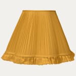 Gold SFJ Silk Scallop Lampshade