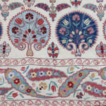 Sensational Vintage Hand-embroidered Floral Silk Suzani