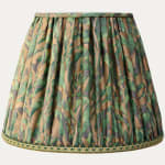 Fortuny Orfeo Sea Garden Green Gold and Graphite Handsewn Lampshade