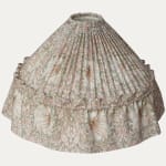 Morris & Co Pimpernel Cochineal Pink Handsewn Hanging Pendant Lampshade