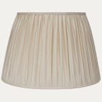 Ecru Faille Hamilton Silk Pembroke Lampshade