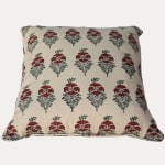 Robert Kime Field Poppy LIinen Decorative Cushion