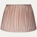 Pale Pink SFJ Silk Pembroke Lampshade