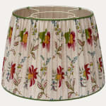 Sister Parish Sunswick Hand Screen Printed Fabric Lampshade