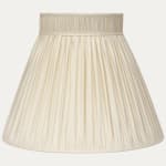 Douppion Ivory Silk Collar Top Lampshade