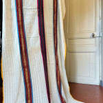 Wall Hanging In Shaped Silk Ribbons And Cotton Veil - Djerba Tunisia