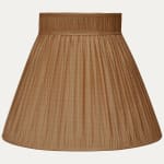 Caramel SFJ Silk Collar Top Lampshade