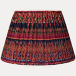 Spectacular Handloomed Thai Silk Handsewn Lampshade With Silk Lining