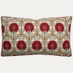 Braquenié Taj Mahal Grenat Cushion