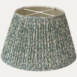 Warner Textile Archive Nathalie Blue Grey Lampshade for US Lamps