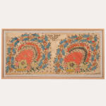 Framed Ottoman Embroidery 19thC