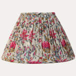 Pretty Cotton Indian Block Print Handsewn Gathered Lampshade