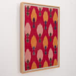 Framed Tajik Ikat Fragment Early 20th C.