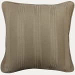 Patrick Gallagher Tessuti Sorrento Stripe Pietra Cushion with Piping