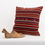46x46cm 18x18in Jajim Striped Cushion