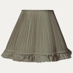 Bleu Orr Changeant SFJ Silk Scallop Lampshade