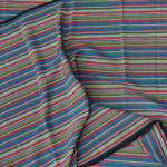 Uzbek Striped Floss Silk