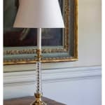 Twisted Glass Candlestick