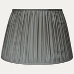 Blue Grey Faille Hamilton Silk Pembroke Lampshade