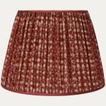 17in/43cm Robert Kime Ume Fabric French Drum Lampshade with Silk Trim