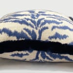Jane Shelton Tigertooth Decorative Cushion with Silk Trim handmade by Floren