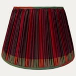 Multi-Coloured 100% Pure Silk Woven Vintage Sari Lampshade