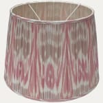 Robert Kime Andijan Pink Ikat Silk & Cotton Lampshade