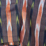 Turkish Silk and Cotton Ikat with Unusual Colouration