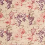 Rosevine Faded Purple Pink On Beige