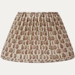 Howe Cypress Linen Cocoa Handsewn Gathered Lampshade