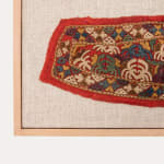 Framed Turkmenistan Chodor Tribe Headband Mid 19th C.