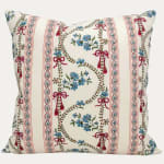 Pierre Frey Braquenie Les Bleuets Rayure 6 Chemins Cushion