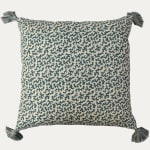 Sibyl Colefax and John Fowler Seaweed Brook Blue with Bespoke Tassels