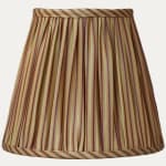 Claremont Autrichienne Striped Silk Candle Clip Lampshade
