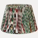 Wonderful Tree of Life Silk/Cotton Ikat Lampshade