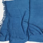 Indigo Overdyed Uzbek Cotton Shawl