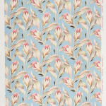 Tulip Fever Blue On Oyster