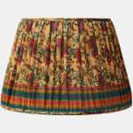 Wonderful Floral and Stripe Vintage Pure Sari Lampshade