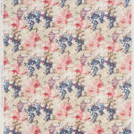 Rosevine Blue Pink On Oyster