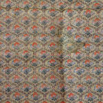 Safavid weaving (1501- 1736) from Persia - polychrome brocade with flowers