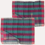Anatolian Silk Apron Purple Turquoise Pink