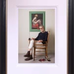 Jack Vettriano Portrait by Ian Mcllgorm Framed