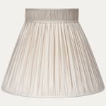 Douppion Porcelain Silk Collar Top Lampshade