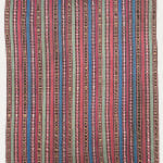 Shirvan Striped Silk Jajim with Wonderful Colours and Patterns